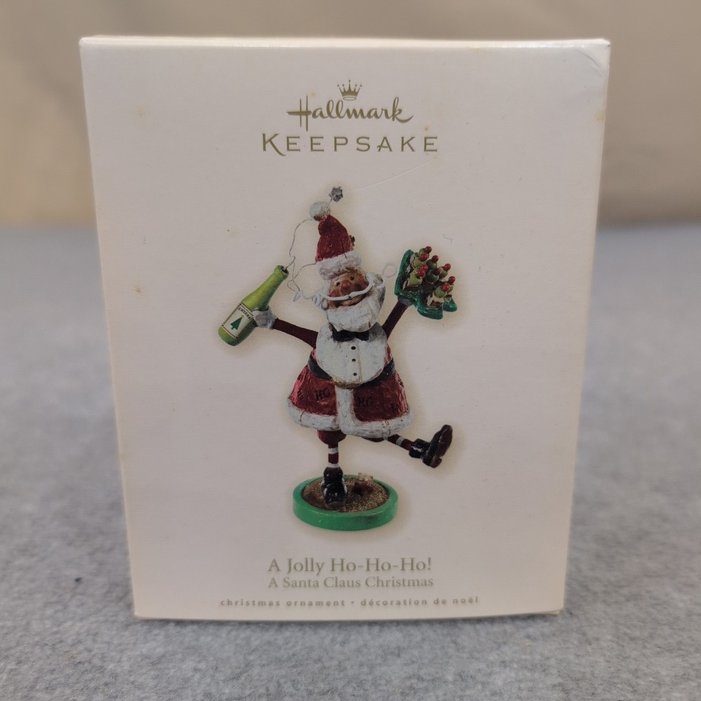 Hallmark Keepsake A Jolly Ho Ho Ho A Santa Claus Christmas Ornament 2008 - Picture 1 of 3